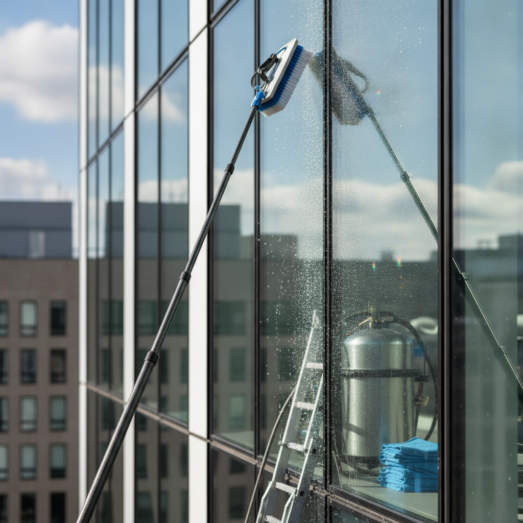 Window Cleaning - No Face and No Text